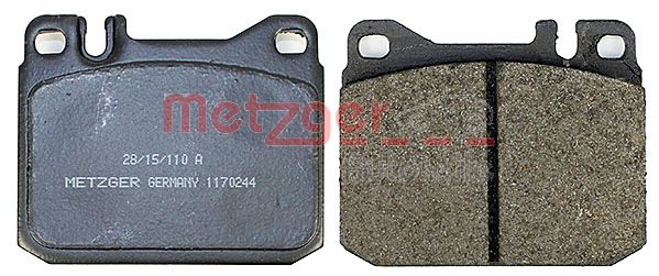 METZGER 1170244 Bremsbelagsatz, Scheibenbremse